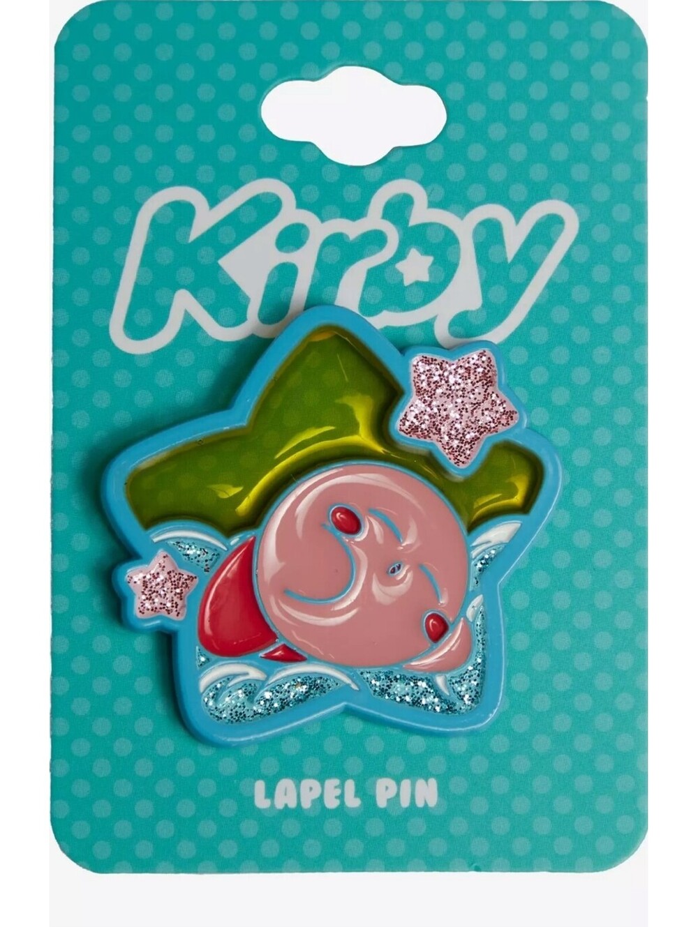 Nintendo Kirby Dreamland Stained Glass Sleeping Kirby Enamel Pin
